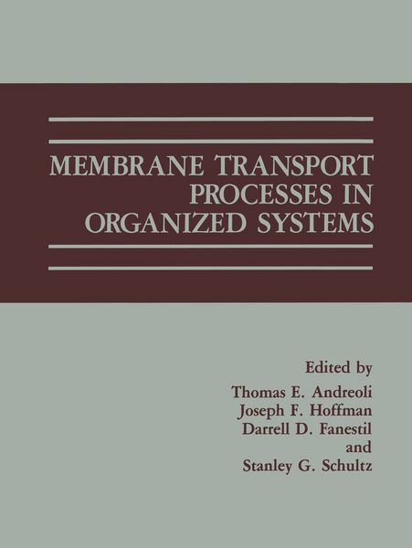 Produktbild: Membrane Transport Processes in Organized Systems