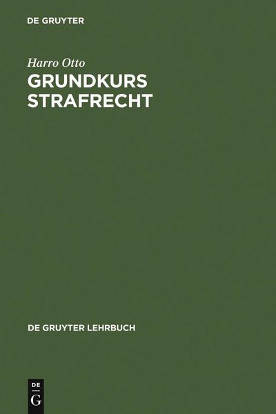 Produktbild: Grundkurs Strafrecht