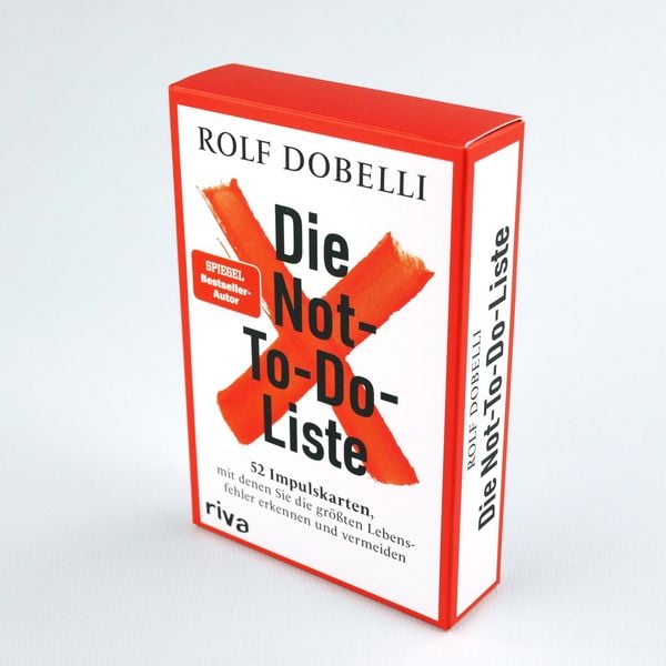 Produktbild: Die Not-To-Do-Liste &ndash; 52 Impulskarten, mit denen Sie die gr&ouml;&szlig;ten Lebensfehler erkennen und vermeiden