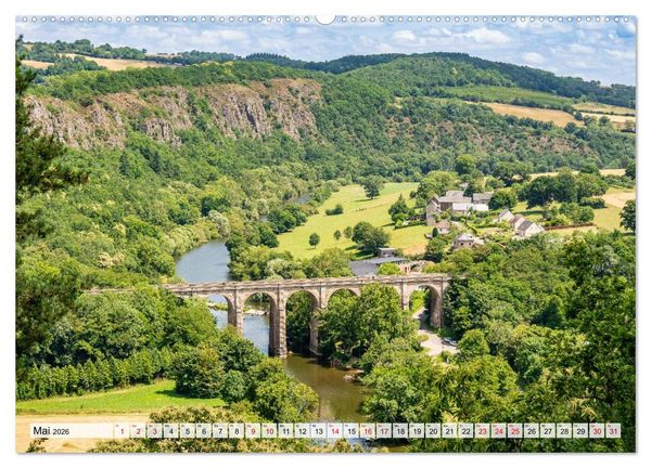 Produktbild: Normandie &ndash; Wo Natur auf Kultur trifft (Wandkalender 2026 DIN A2 quer), CALVENDO Monatskalender