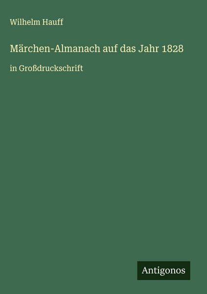 Produktbild: M&auml;rchen-Almanach auf das Jahr 1828
