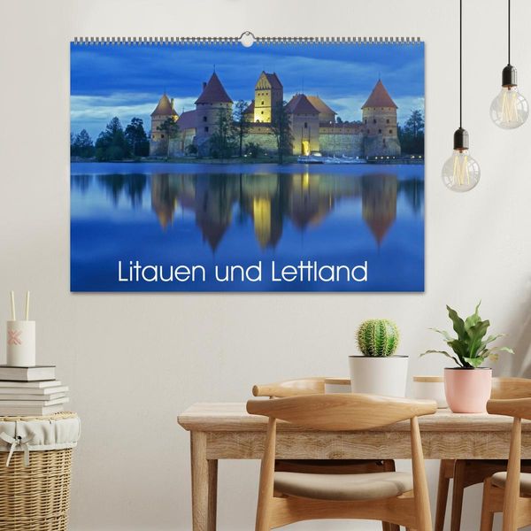 Produktbild: Litauen und Lettland (Wandkalender 2026 DIN A2 quer), CALVENDO Monatskalender