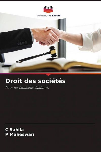 Produktbild: Droit des soci&eacute;t&eacute;s