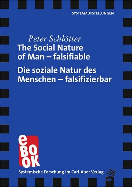 Produktbild: The Social Nature of Man - falsifiable / Die soziale Natur des Menschen - falsifizierbar