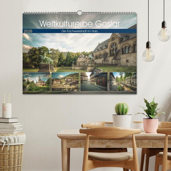Produktbild: Weltkulturerbe Goslar (Wandkalender 2026 DIN A2 quer), CALVENDO Monatskalender