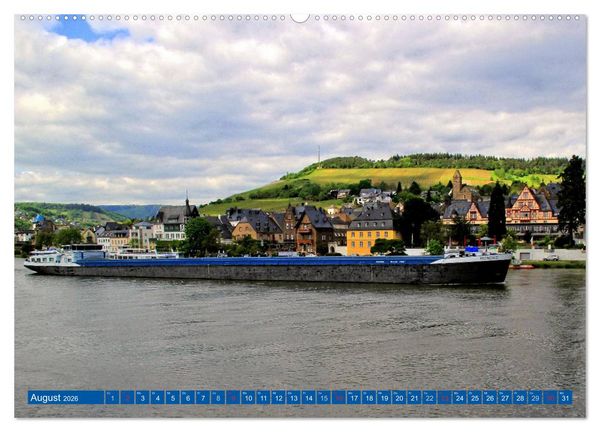 Produktbild: Der wundersch&ouml;nen Mosel entlang &ndash; Von Koblenz bis Trier (Wandkalender 2026 DIN A2 quer), CALVENDO Monatskalender