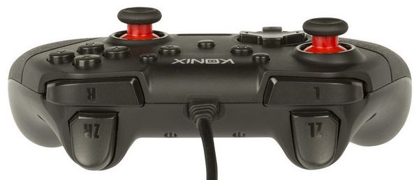 Produktbild: KONIX - Mythics Wired Gamepad - black [NSW/PC]