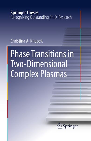 Produktbild: Phase Transitions in Two-Dimensional Complex Plasmas