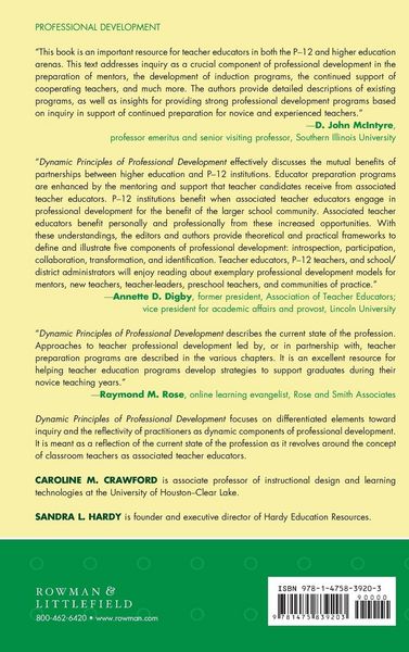 Produktbild: Dynamic Principles of Professional Development