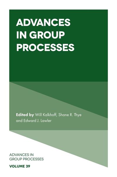Produktbild: Advances in Group Processes