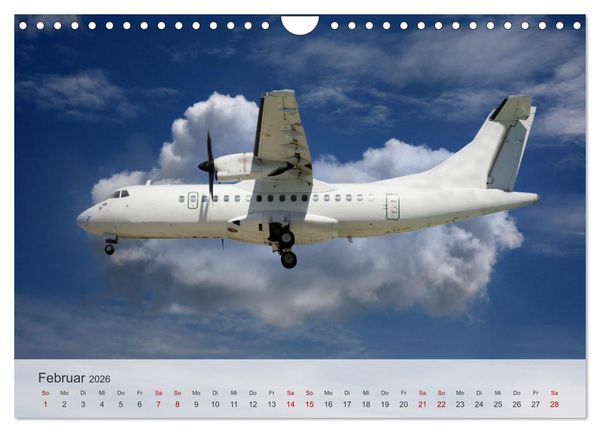 Produktbild: Flugzeuge &uuml;ber den Wolken (Wandkalender 2026 DIN A4 quer), CALVENDO Monatskalender