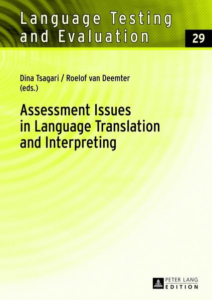 Produktbild: Assessment Issues in Language Translation and Interpreting