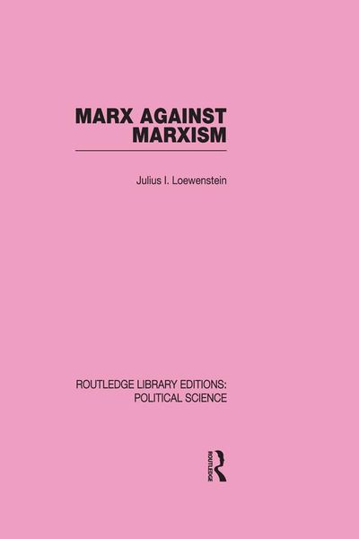 Produktbild: Marx Against Marxism