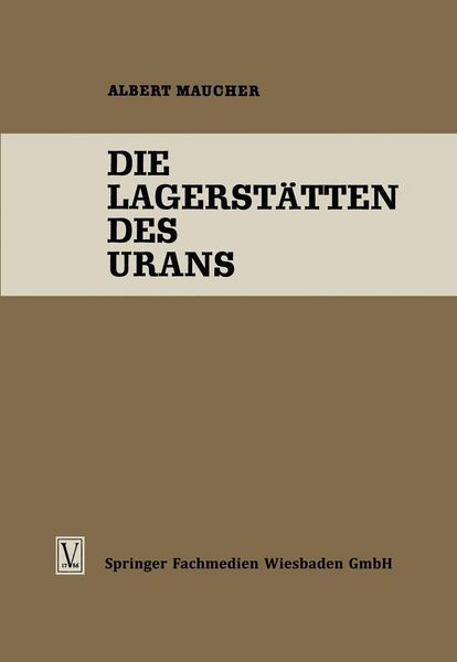 Produktbild: Die Lagerst&auml;tten des Urans