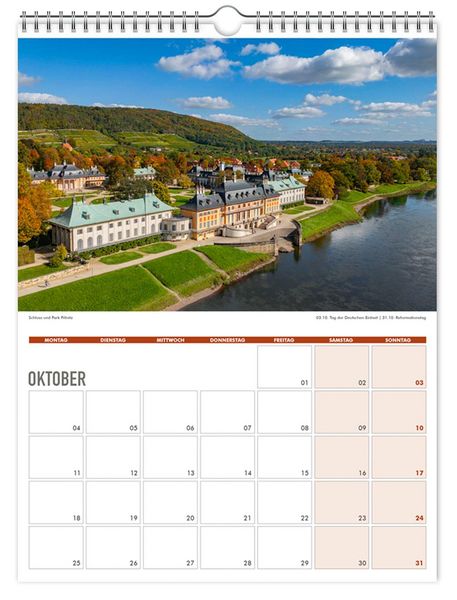 Produktbild: Einschreibkalender Dresden und S&auml;chsische Schweiz 2027