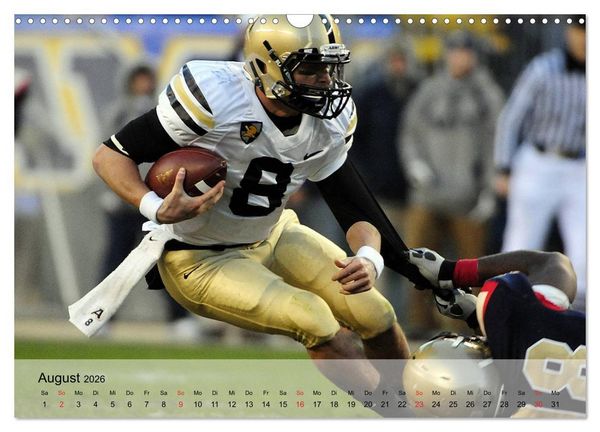 Produktbild: Sport. American Football (Wandkalender 2026 DIN A3 quer), CALVENDO Monatskalender