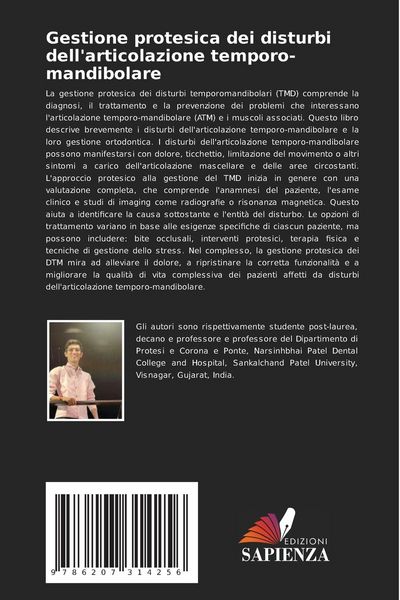 Produktbild: Gestione protesica dei disturbi dell'articolazione temporo-mandibolare