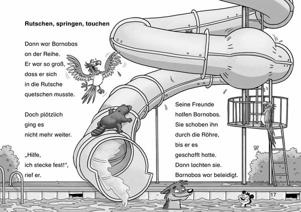 Produktbild: Die wilden Freunde: Doppelband. Enthält die Bände: Ab ins Freibad! / Wo ist Oskar?
