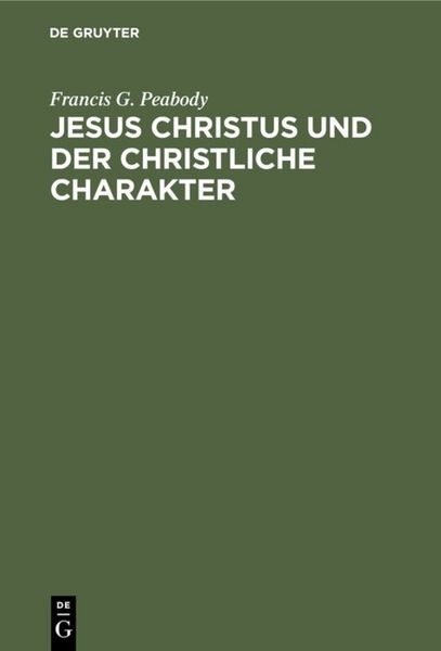 Produktbild: Jesus Christus und der christliche Charakter