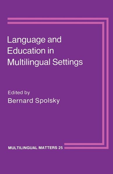 Produktbild: Language and Education in Multilingual Settings