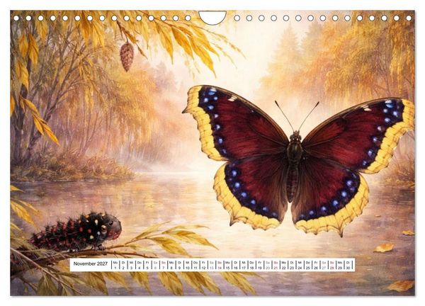 Produktbild: Vom Kriechen zum Fliegen (Wandkalender 2027 DIN A4 quer), CALVENDO Monatskalender