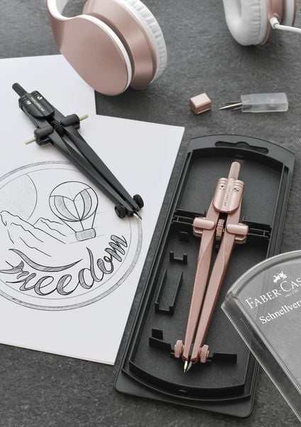 Produktbild: Faber-Castell Schnellverstellzirkel blackstone