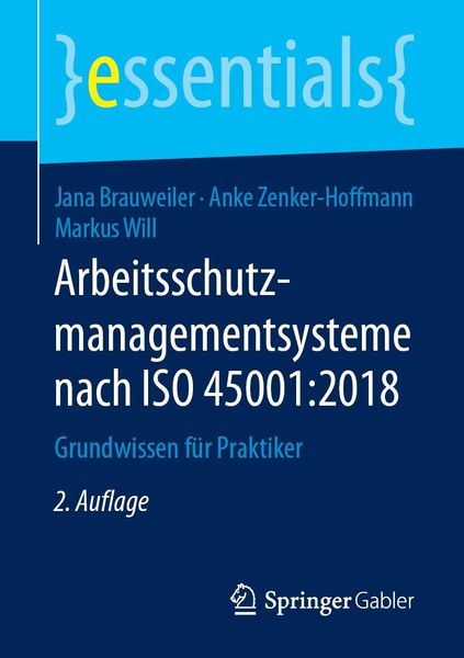 Produktbild: Arbeitsschutzmanagementsysteme nach ISO 45001:2018