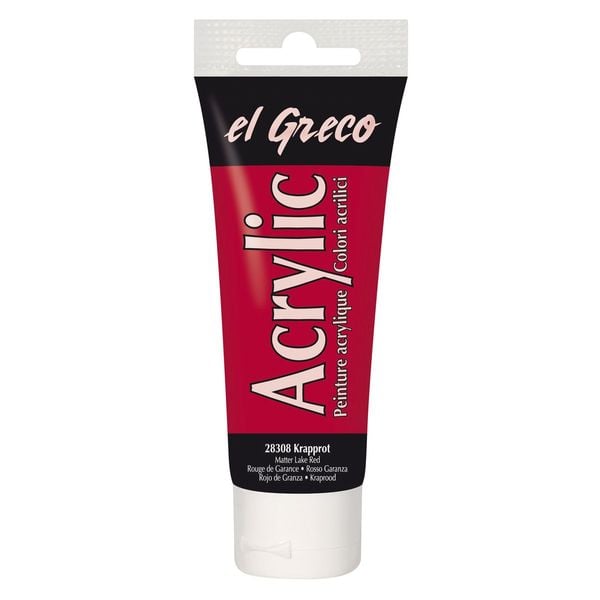 KREUL Acrylfarbe eL Greco krapprot 75ml Tube