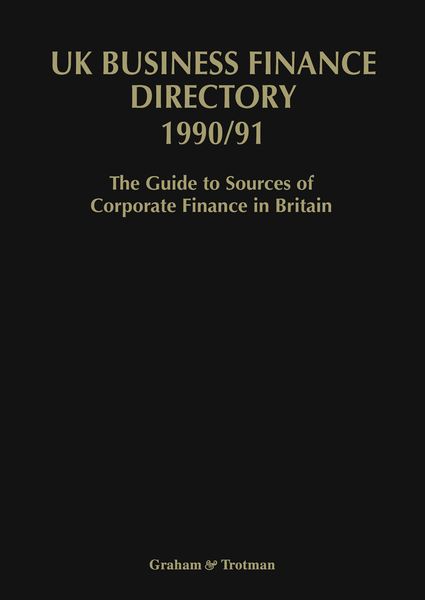 Produktbild: UK Business Finance Directory 1990/91