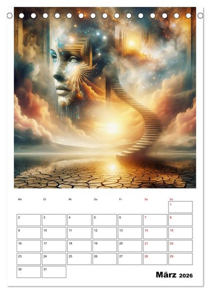 Produktbild: Treppen der Illusionen (Tischkalender 2026 DIN A5 hoch), CALVENDO Monatskalender
