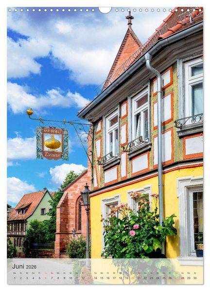 Produktbild: Stadtbummel in Ladenburg - Die R&ouml;mer- und Fachwerk-Stadt (Wandkalender 2026 DIN A3 hoch), CALVENDO Monatskalender