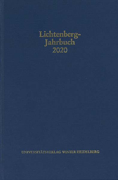 Produktbild: Lichtenberg-Jahrbuch 2020
