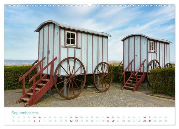Produktbild: Unterwegs auf Usedom (Wandkalender 2026 DIN A2 quer), CALVENDO Monatskalender