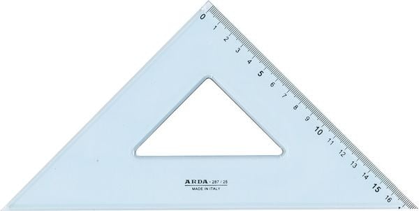 Produktbild: Winkel UNI 45/25cm rauchgrau