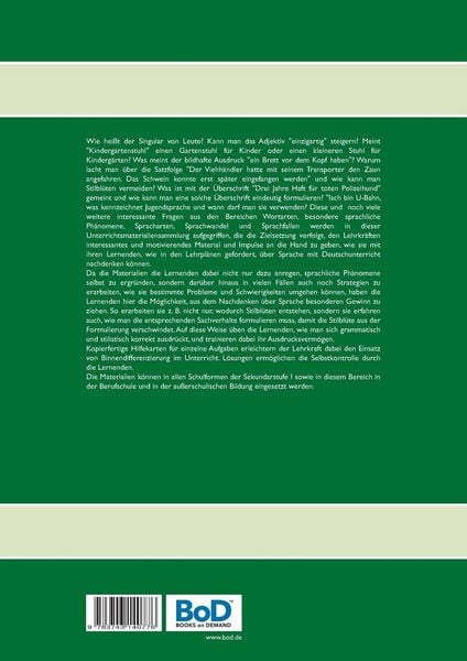 Produktbild: Nachdenken &uuml;ber Sprache mit Gewinn
