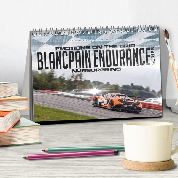 Produktbild: EMOTIONS ON THE GRID - Blancpain Endurance Series N&uuml;rburgring (Tischkalender 2027 DIN A5 quer), CALVENDO Monatskalender