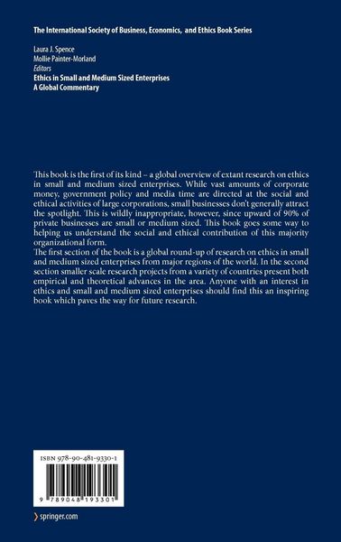 Produktbild: Ethics in Small and Medium Sized Enterprises