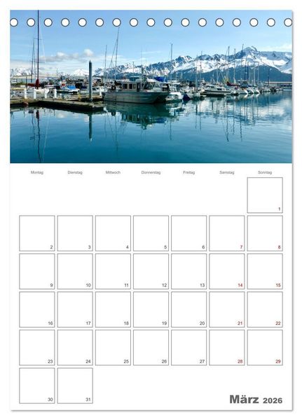 Produktbild: Alaska f&uuml;r alle die genug vom tr&auml;umen haben (Tischkalender 2026 DIN A5 hoch), CALVENDO Monatskalender