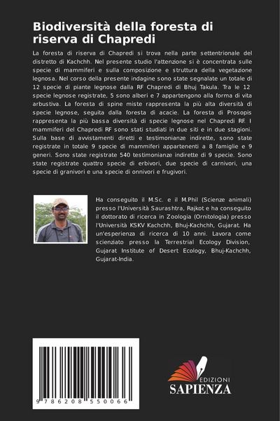 Produktbild: Biodiversit&agrave; della foresta di riserva di Chapredi