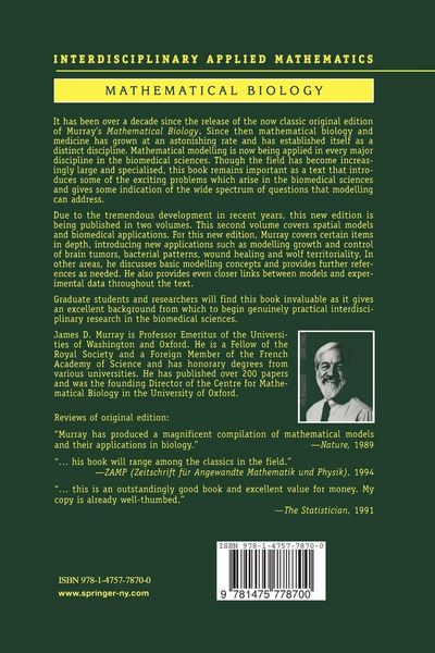Produktbild: Mathematical Biology II