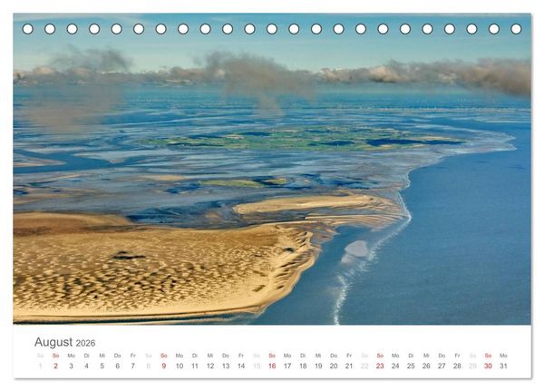 Produktbild: Nordfriesische Inseln im Auge des Fotografen (Tischkalender 2026 DIN A5 quer), CALVENDO Monatskalender