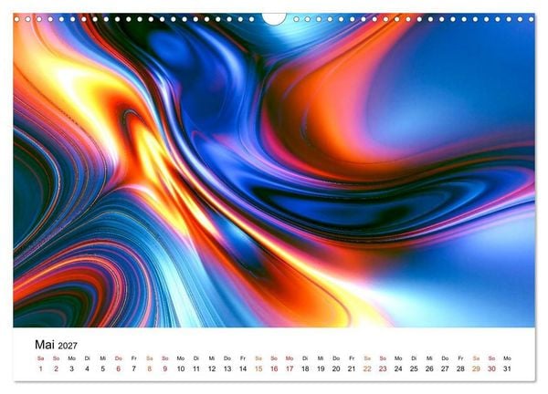 Produktbild: Spektrale Formwelten (Wandkalender 2027 DIN A3 quer), CALVENDO Monatskalender