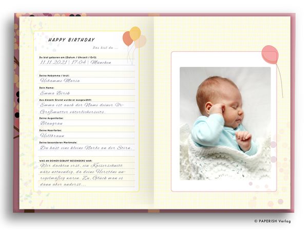 Produktbild: Dein Leben in Einem Buch (ros&eacute;)