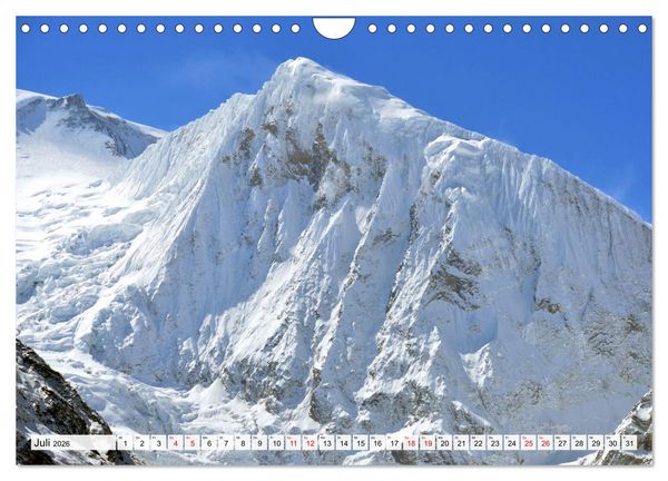 Produktbild: MANASLU HIMAL gewaltige Bergriesen (Wandkalender 2026 DIN A4 quer), CALVENDO Monatskalender