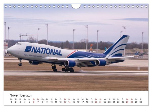Produktbild: Boeing 747 Kalender (Wandkalender 2027 DIN A4 quer), CALVENDO Monatskalender