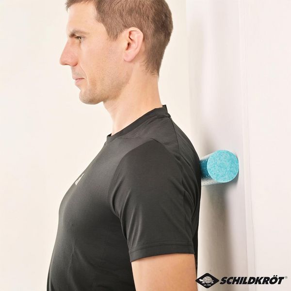 Produktbild: Schildkr&ouml;t 960237 - Massagerolle 2in1, 2-teilig, Kunststoff, Faszienrolle, Selbstmassageset