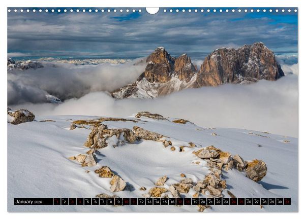 Produktbild: The Dolomites Mountains (Wall Calendar 2026 DIN A3 landscape), CALVENDO 12 Month Wall Calendar