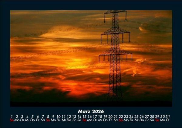 Produktbild: Sonnenuntergang 2026 Fotokalender DIN A5