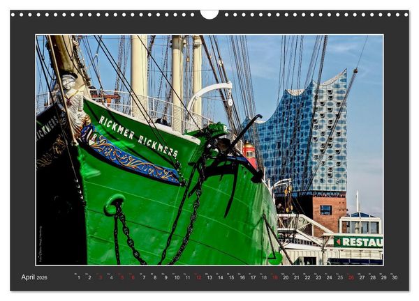 Produktbild: Die Elbphilharmonie Hamburg (Wandkalender 2026 DIN A3 quer), CALVENDO Monatskalender