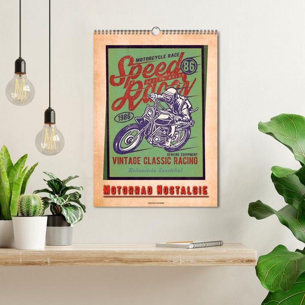 Produktbild: Motorrad Nostalgie (Wandkalender 2026 DIN A3 hoch), CALVENDO Monatskalender